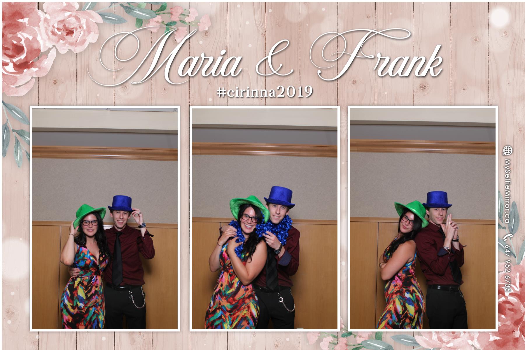 Wedding of Frank and Maria  | View more photos from the event at gallery.myselfiemirror.ca/u/romanmyselfiemirrorca/Wedding-of-Frank-and-Maria